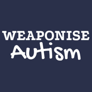 Weaponise Autisim - Mens Stencil Hoodie Design