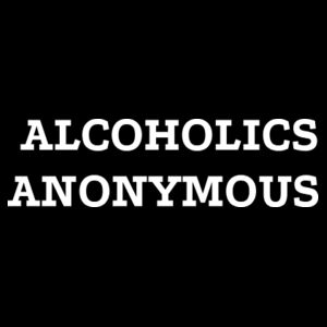 Alcoholics anonymous  - Mens Supply Hood Design