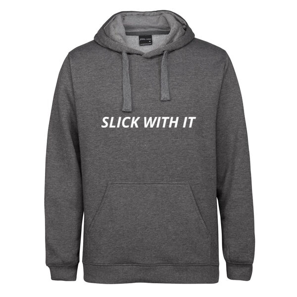 Slick With It - Mens Fleecy Hoodie Thumbnail