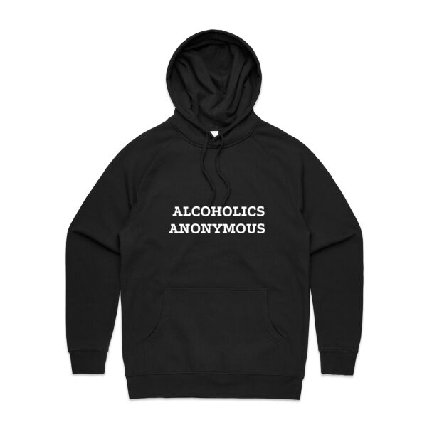 Alcoholics anonymous  - Mens Supply Hood Thumbnail